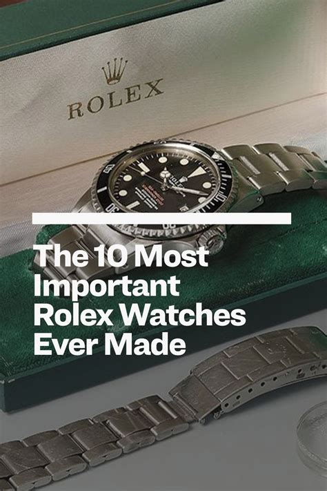 why is Rolex so important